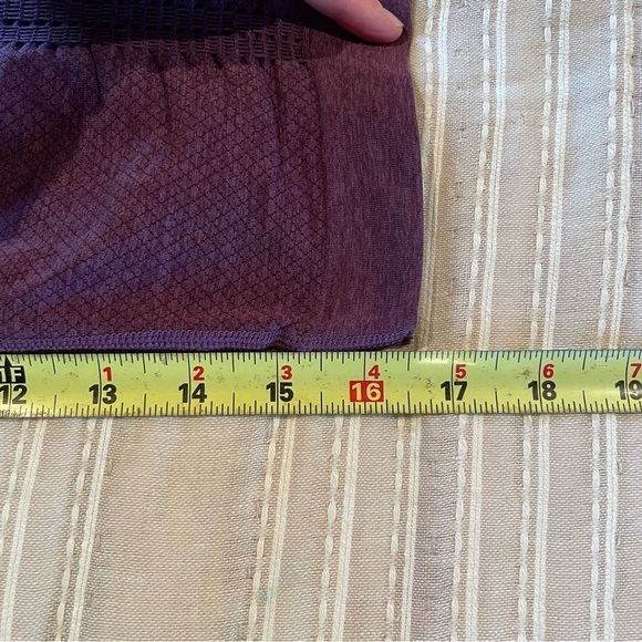 Lululemon In The Flow Crop II Leggings Heathered Berry Yum Yum Purple 2 W6B41S - Picture 8 of 8